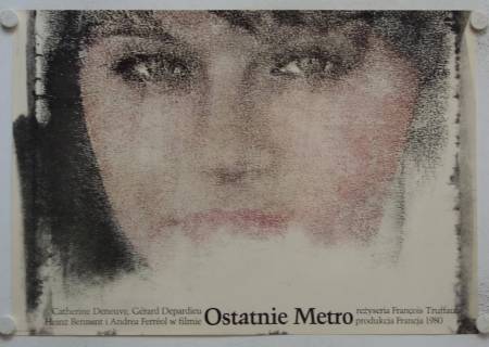 Le derniere metro - The last Metro original release polish movie poster
